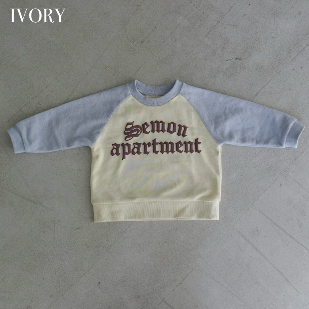 LOOPBACK RAGLAN LONG SLEEVE TOPS