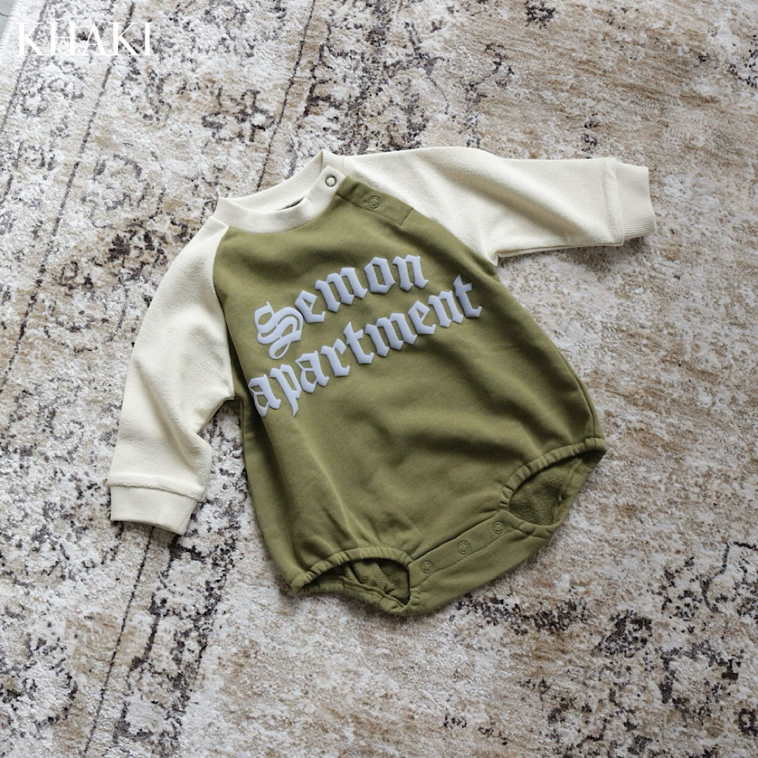 LOOPBACK RAGLAN ROMPERS