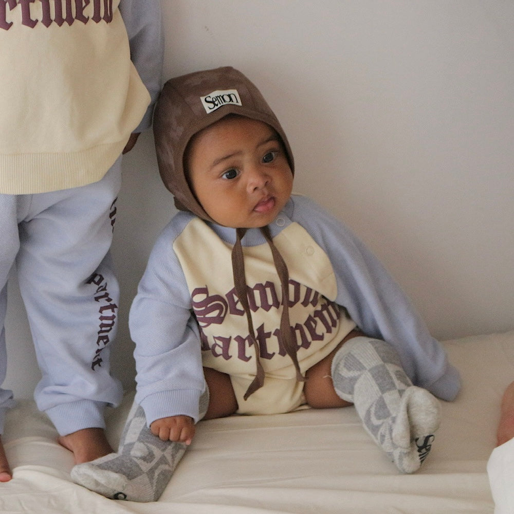 LOOPBACK RAGLAN ROMPERS