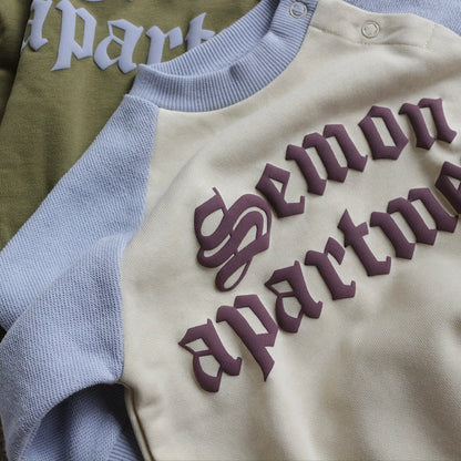 LOOPBACK RAGLAN ROMPERS