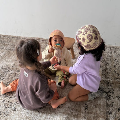 PATCHWORK YINGYANG SWEAT TOPS