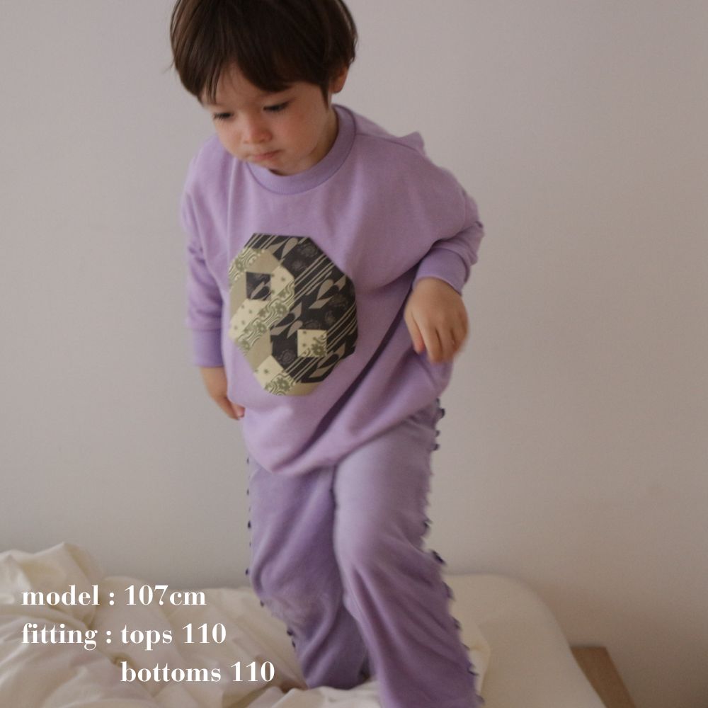 PATCHWORK YINGYANG SWEAT TOPS