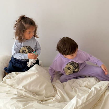 PATCHWORK YINGYANG SWEAT TOPS