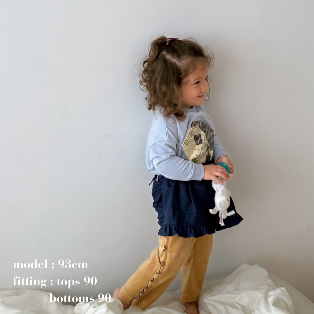 PATCHWORK YINGYANG SWEAT TOPS