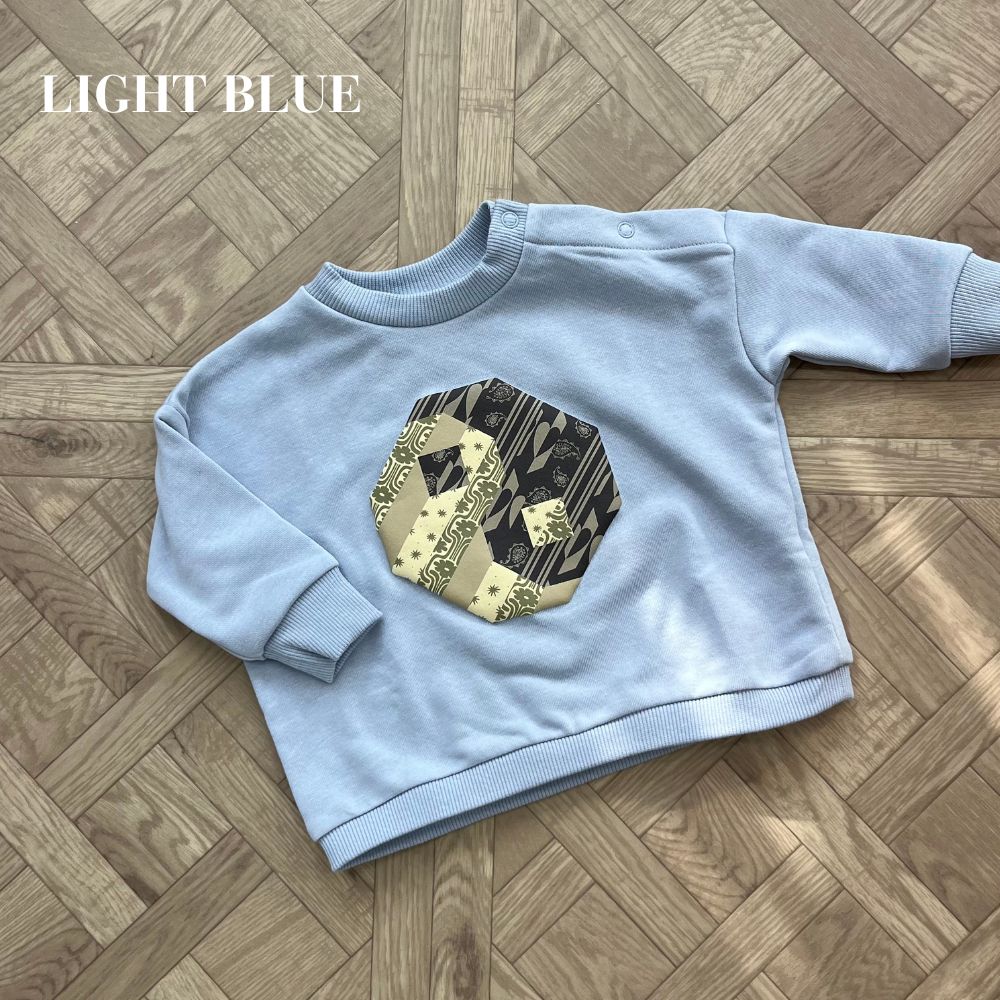 PATCHWORK YINGYANG SWEAT TOPS