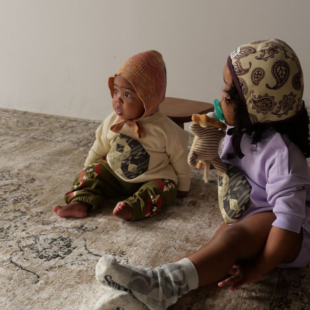 PATCHWORK YINGYANG SWEAT TOPS