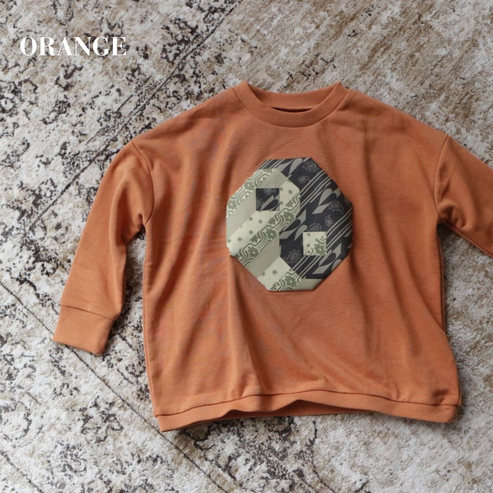 PATCHWORK YINGYANG SWEAT TOPS