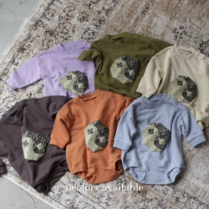 PATCHWORK YINGYANG ROMPERS