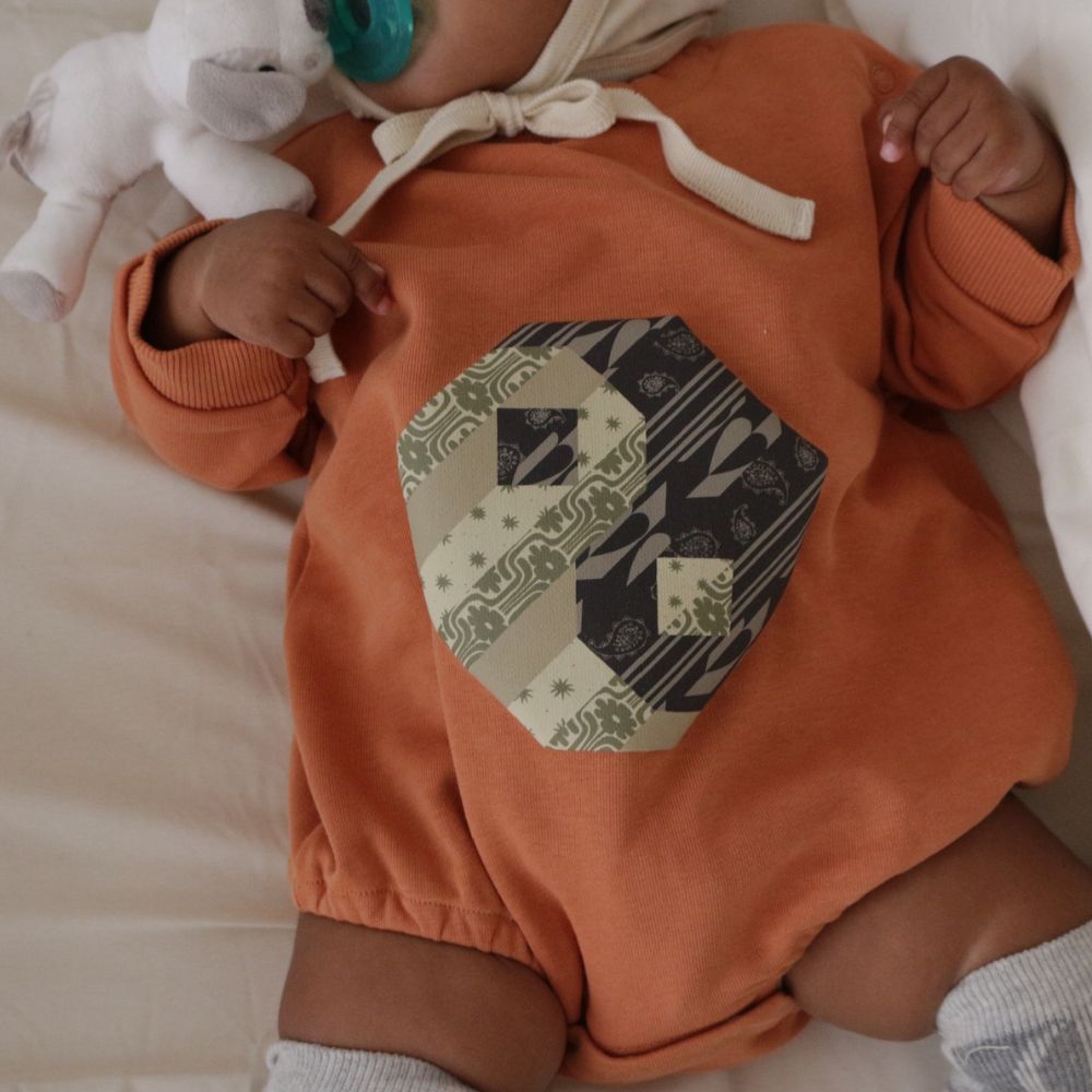 PATCHWORK YINGYANG ROMPERS
