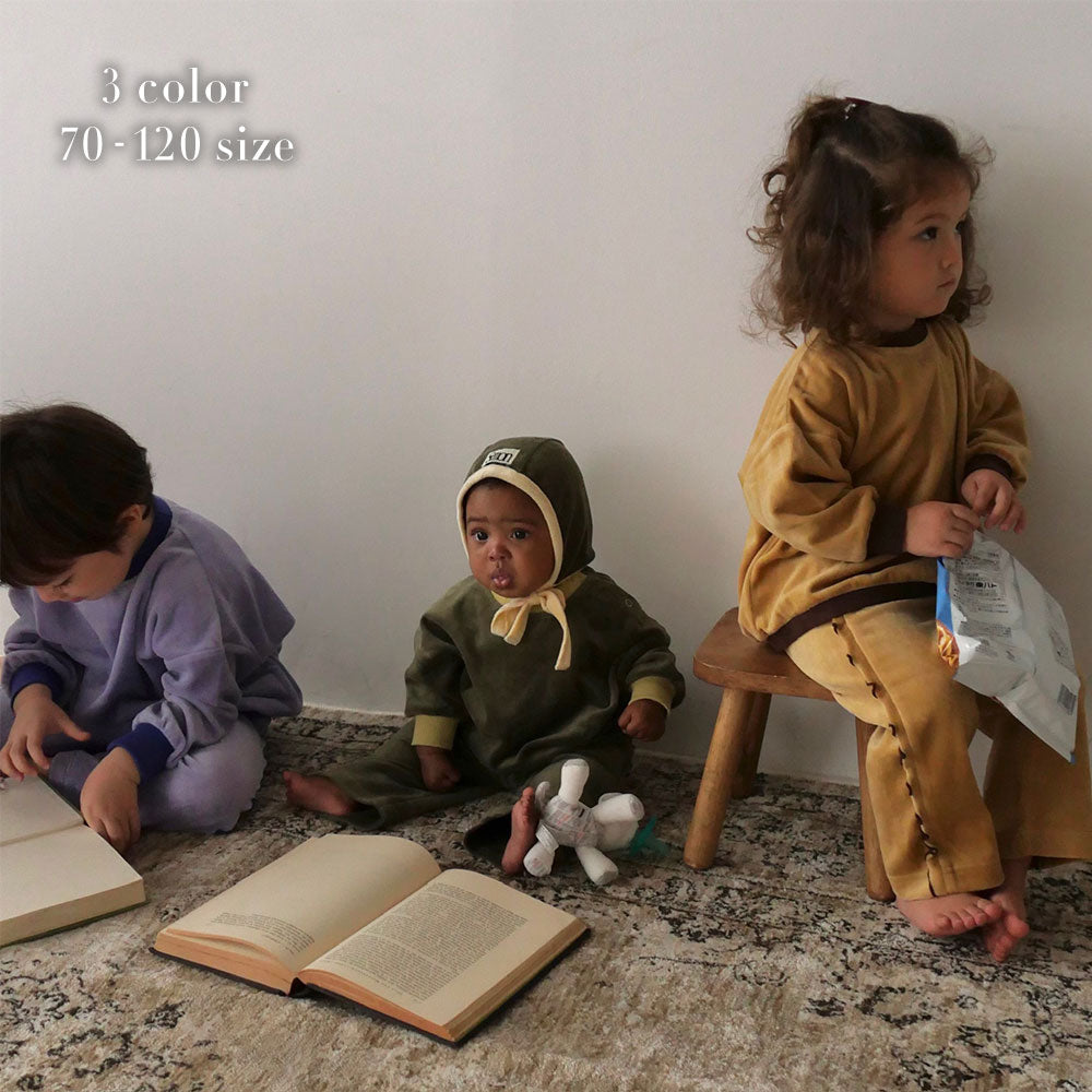 VELOUR LONG SLEEVE TOPS