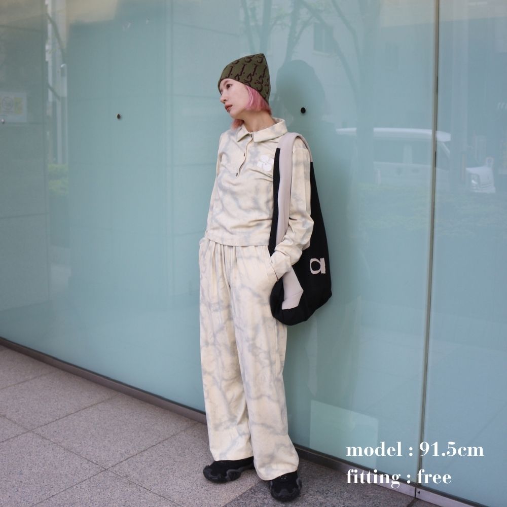 【 ladies series 】TIEDYE POLO TOPS