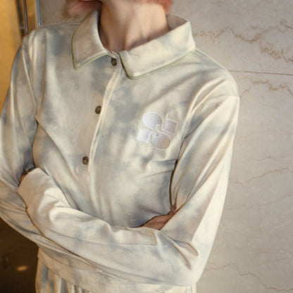 【 ladies series 】TIEDYE POLO TOPS