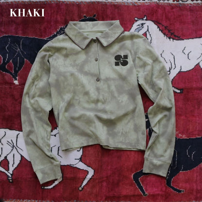 【 ladies series 】TIEDYE POLO TOPS