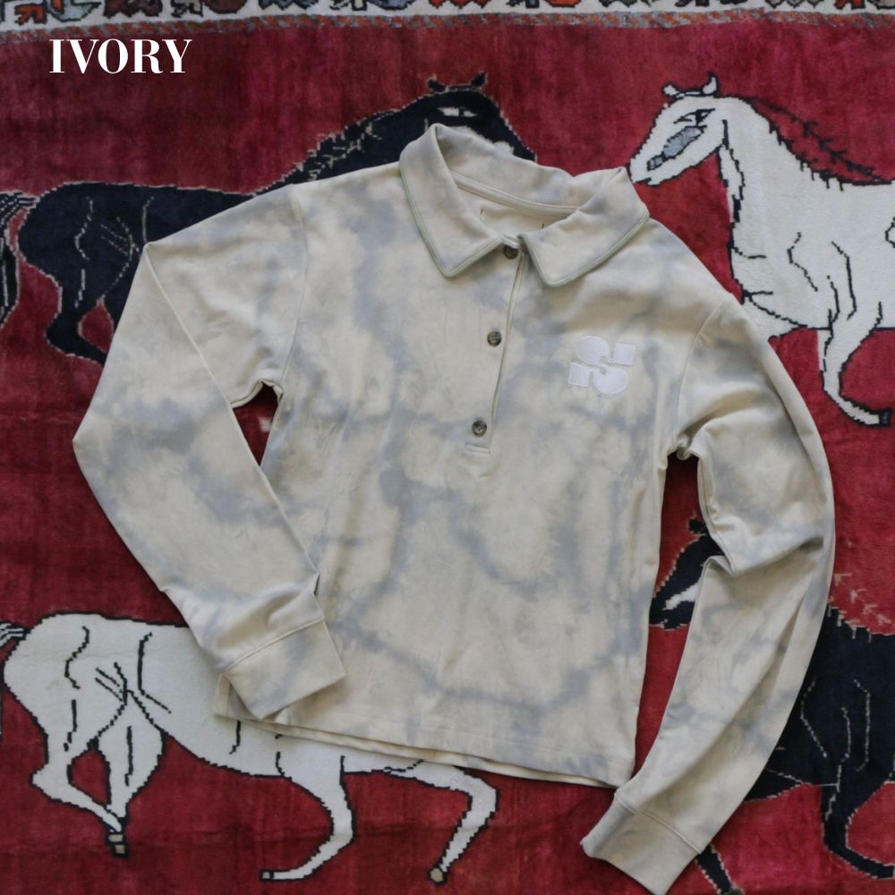 【 ladies series 】TIEDYE POLO TOPS