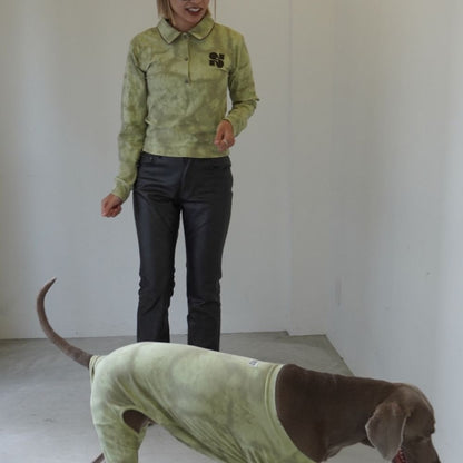 【 ladies series 】TIEDYE POLO TOPS