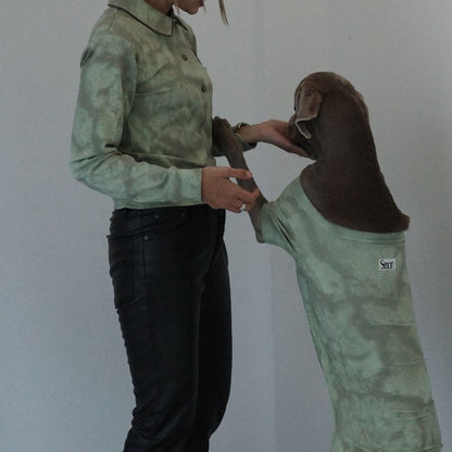 【 ladies series 】TIEDYE POLO TOPS