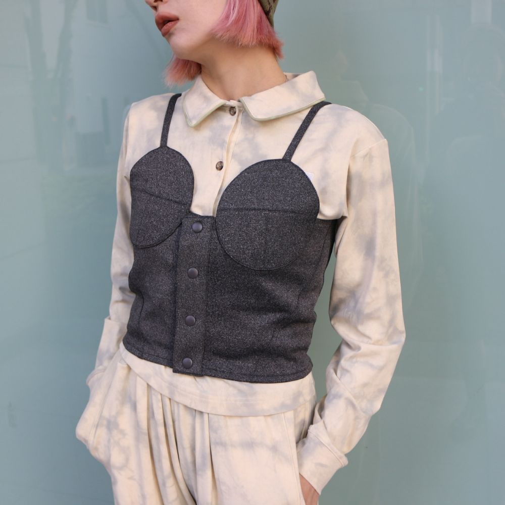 【 ladies series 】TIEDYE POLO TOPS