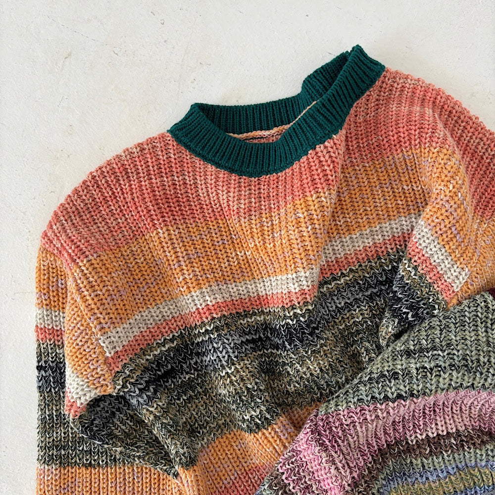 MIXED BORDER KNIT