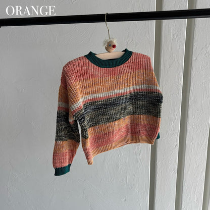 MIXED BORDER KNIT