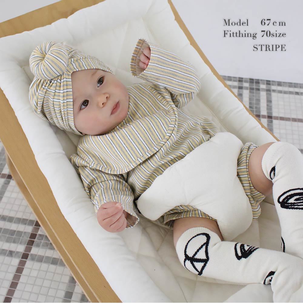 Pattern Long Sleeve Rompers