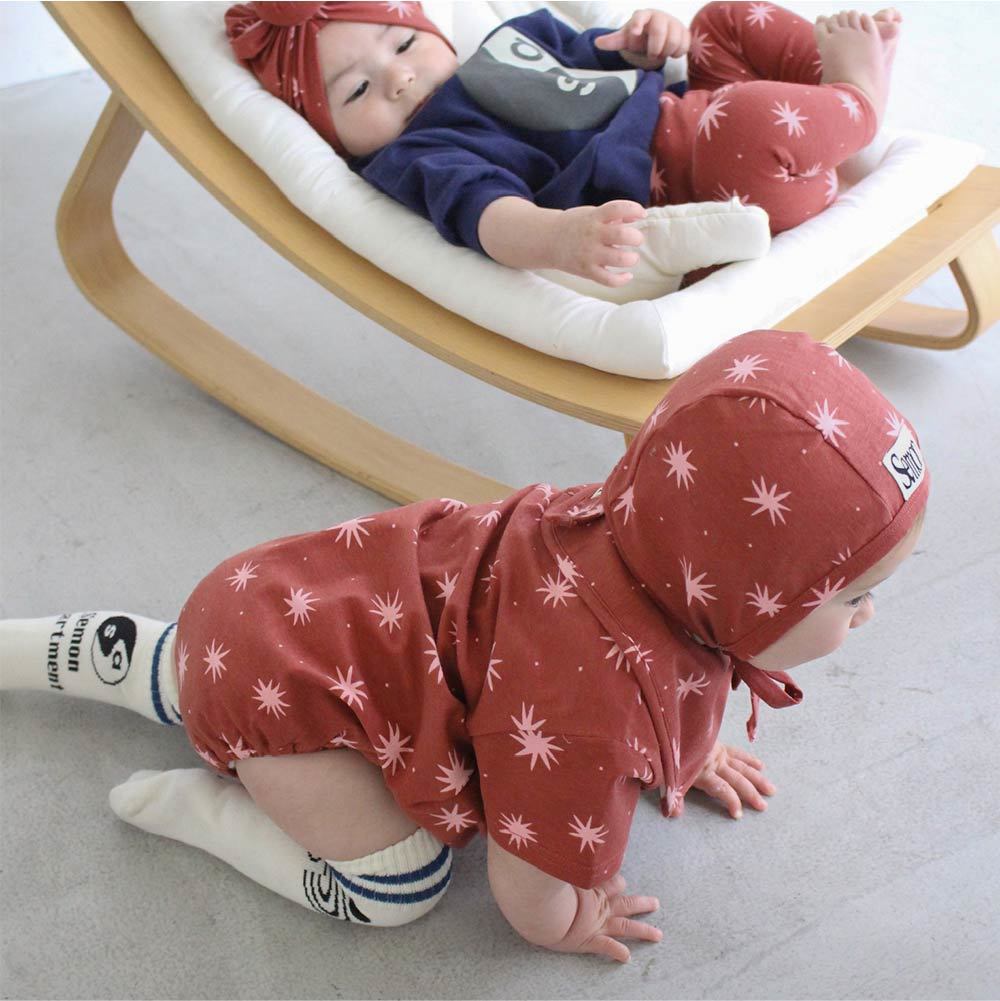 Short Sleeve Pattern Rompers