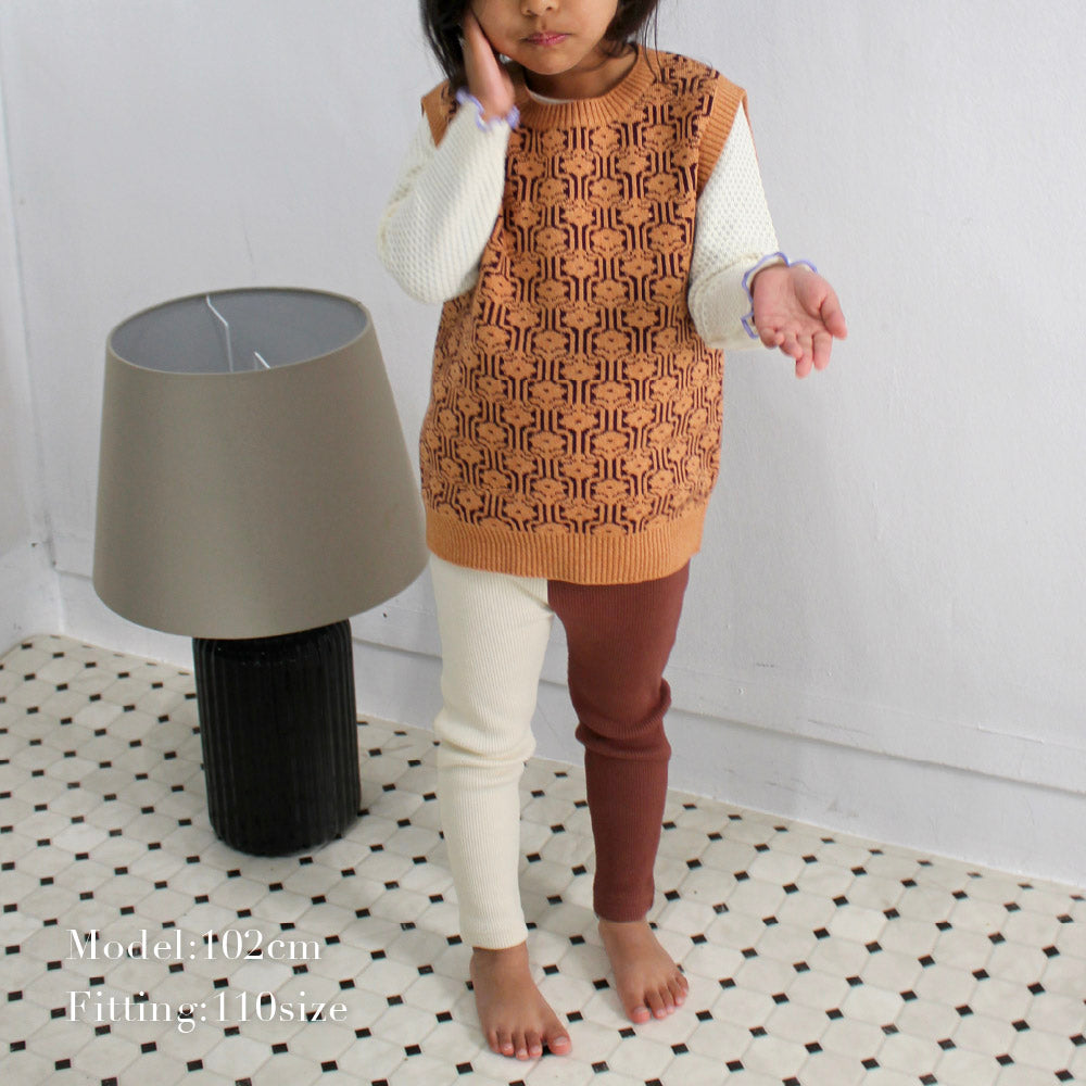 PATTERN KNIT VEST
