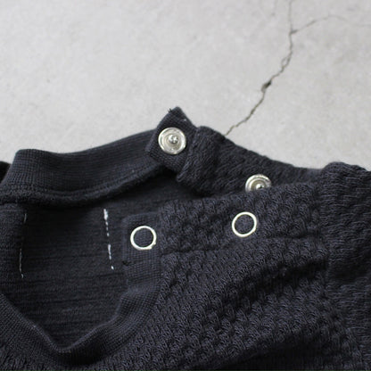 【FAIR対象】 
WAFFLE EMBROIDERED HALF SLEEVE TEE