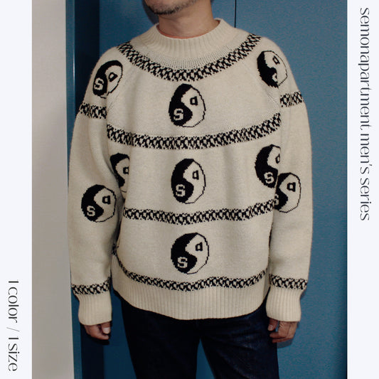 【unisex series】YING YANG KNIT