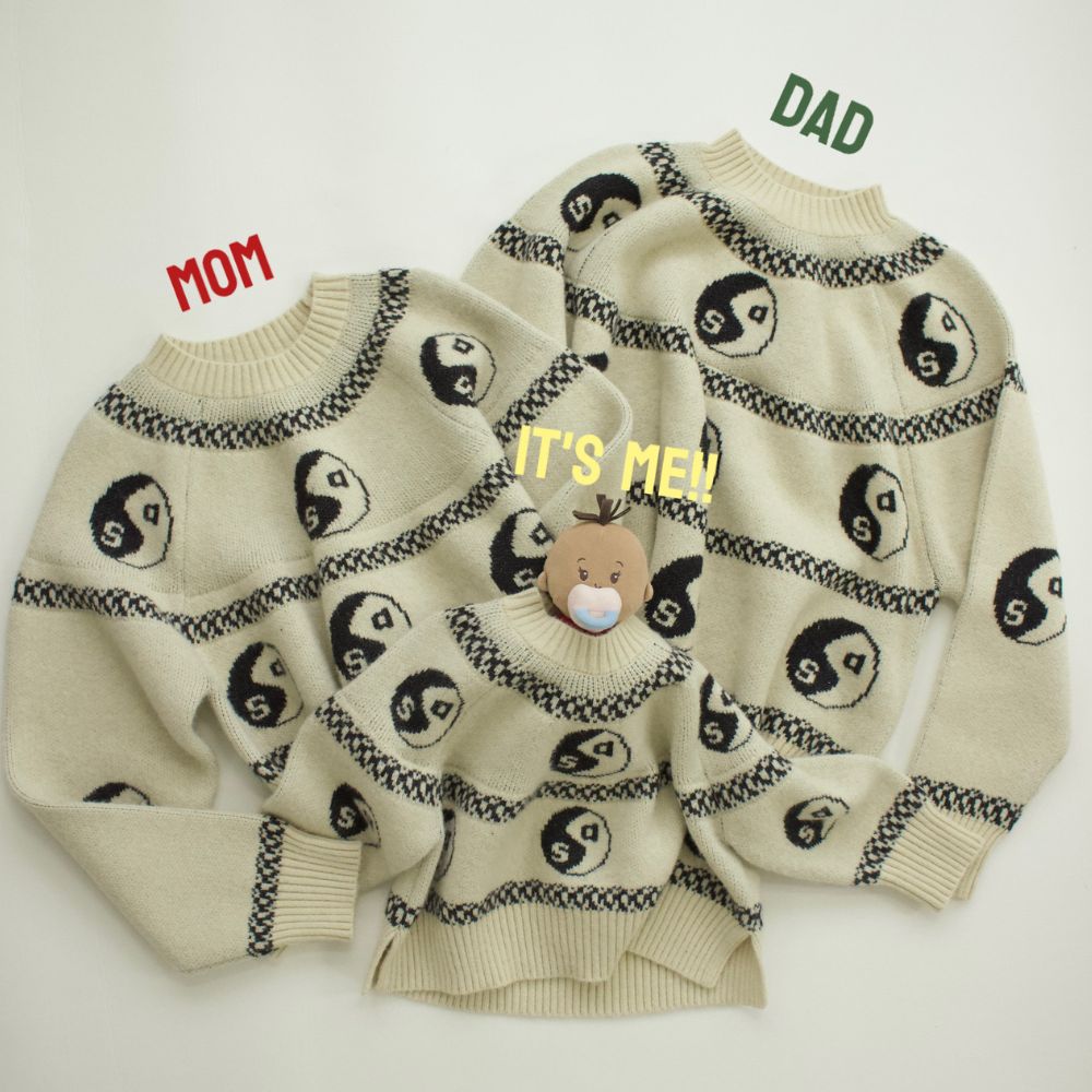 【unisex series】YING YANG KNIT