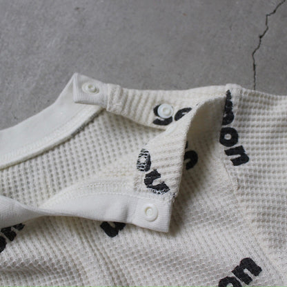 【FAIR対象】 WAFFLE PRINT HALF SLEEVE TEE