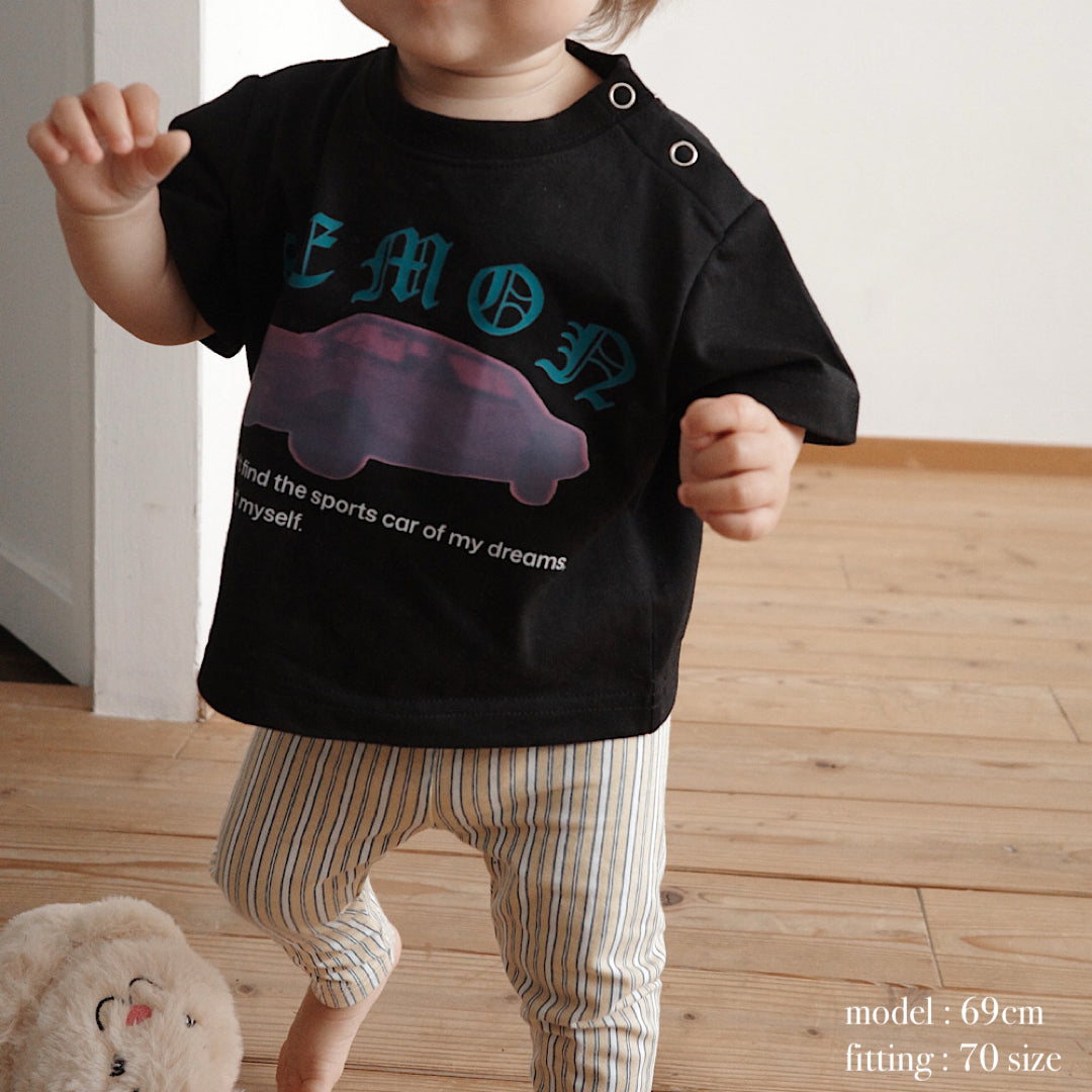 【FAIR対象】 CAR PRINT T SHIRT