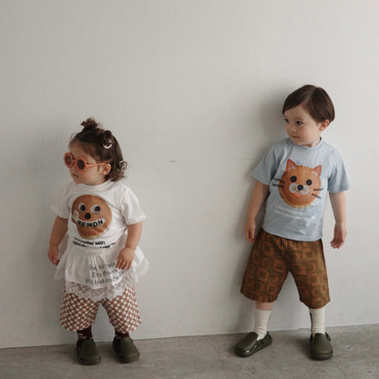【FAIR対象】 PANCAKE PRINT T SHIRT