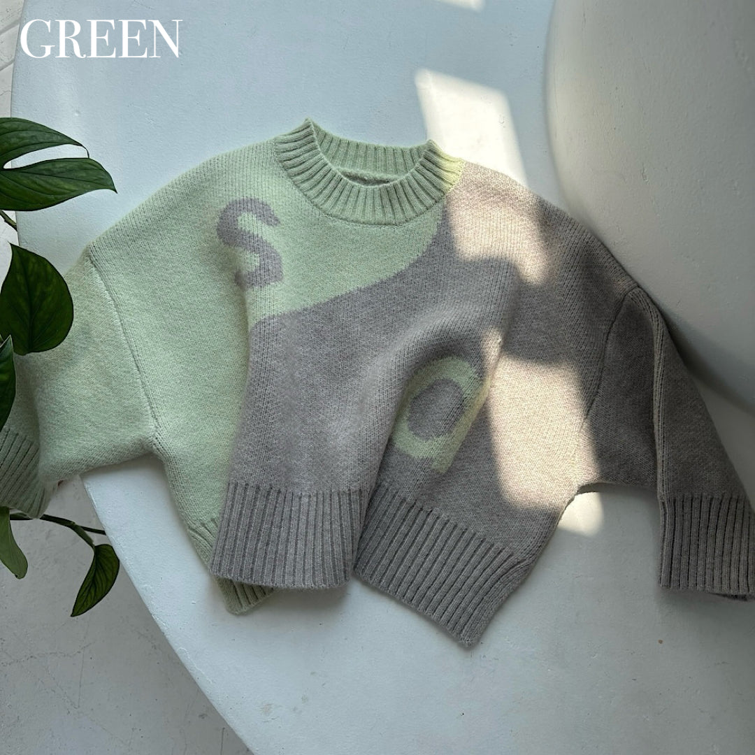 【ご注文から2週間以内でお届け】SA 2TONE KNIT