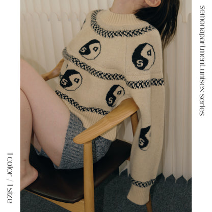 【 unisex series 】YANG YANG KNIT 【ご注文から2週間以内でお届け】