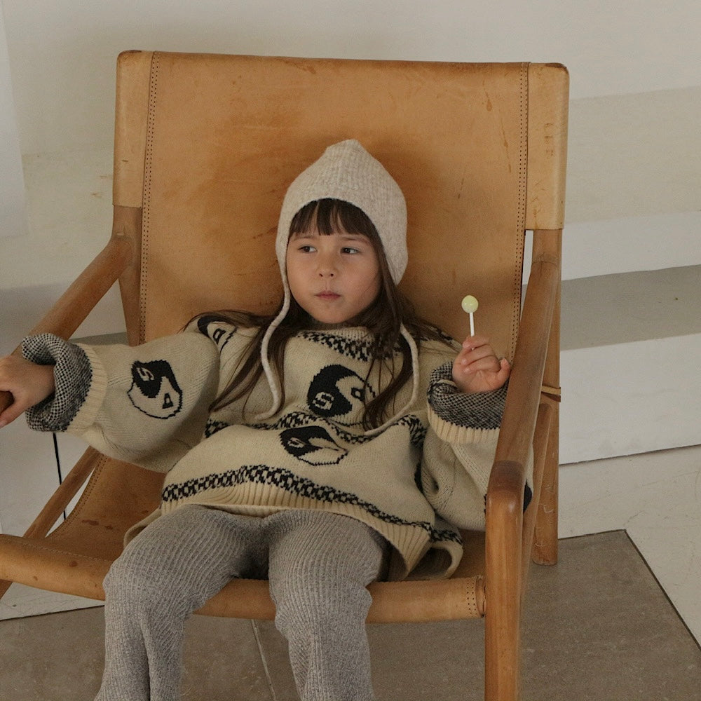 【 unisex series 】YANG YANG KNIT 【ご注文から2週間以内でお届け】