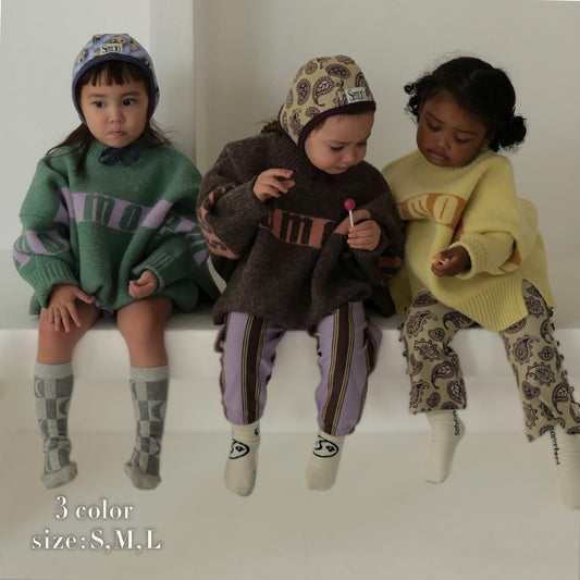 【ご注文から2週間以内でお届け】SEMON LOGO KNIT