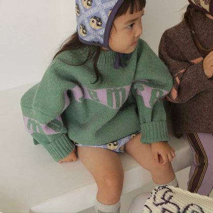 【ご注文から2週間以内でお届け】SEMON LOGO KNIT