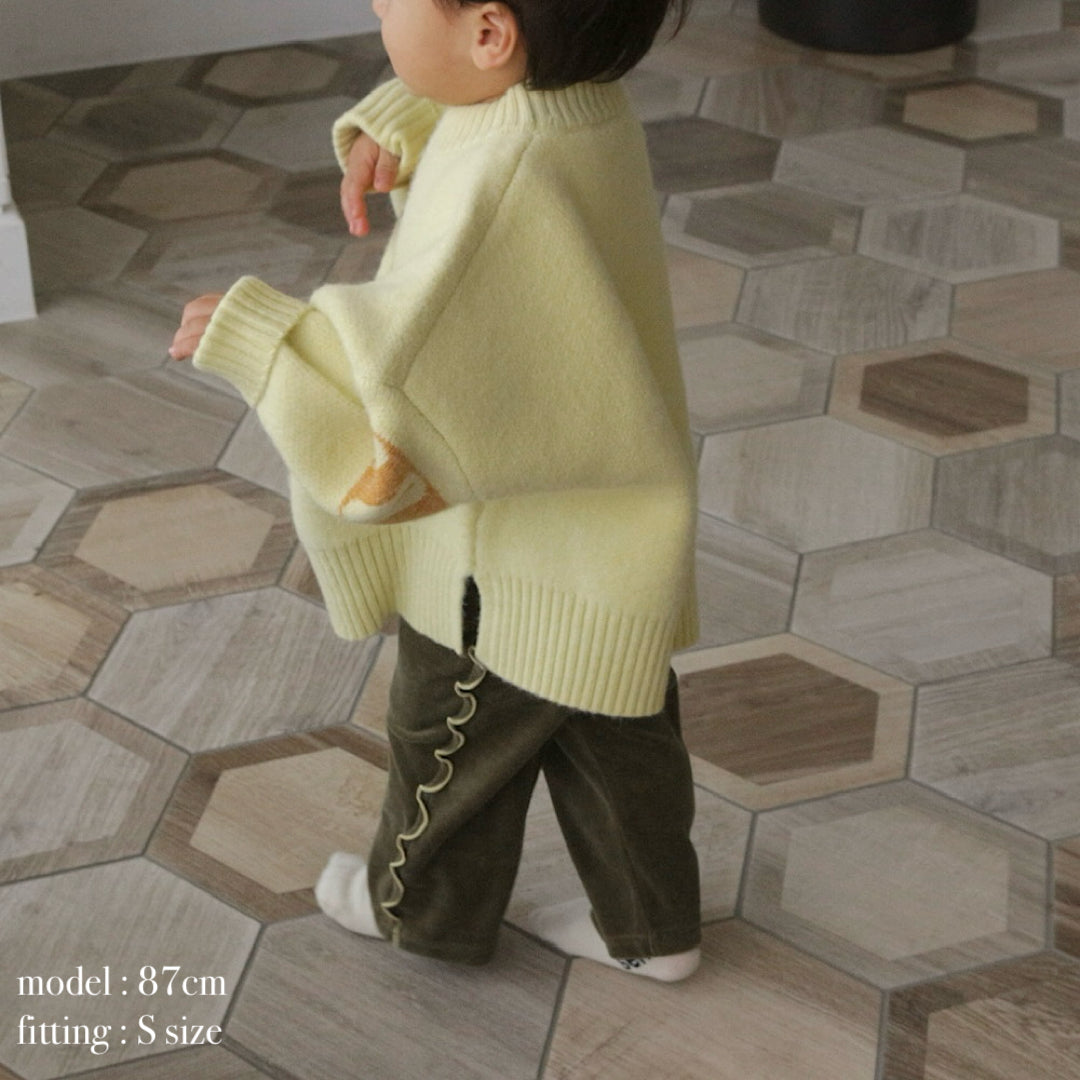 【ご注文から2週間以内でお届け】SEMON LOGO KNIT
