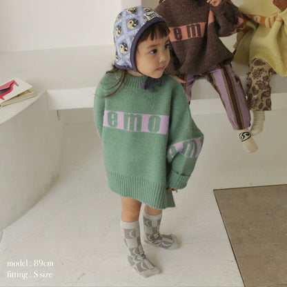 【ご注文から2週間以内でお届け】SEMON LOGO KNIT