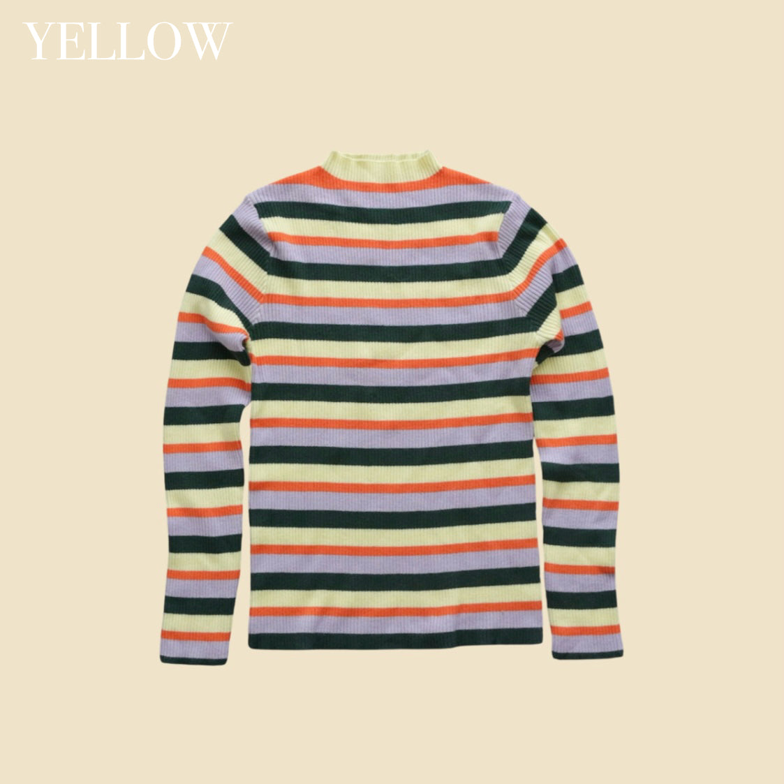 【ladies series】MULTI BORDER KNIT