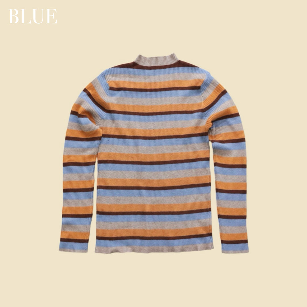 [ladies series]MULTI BORDER KNIT