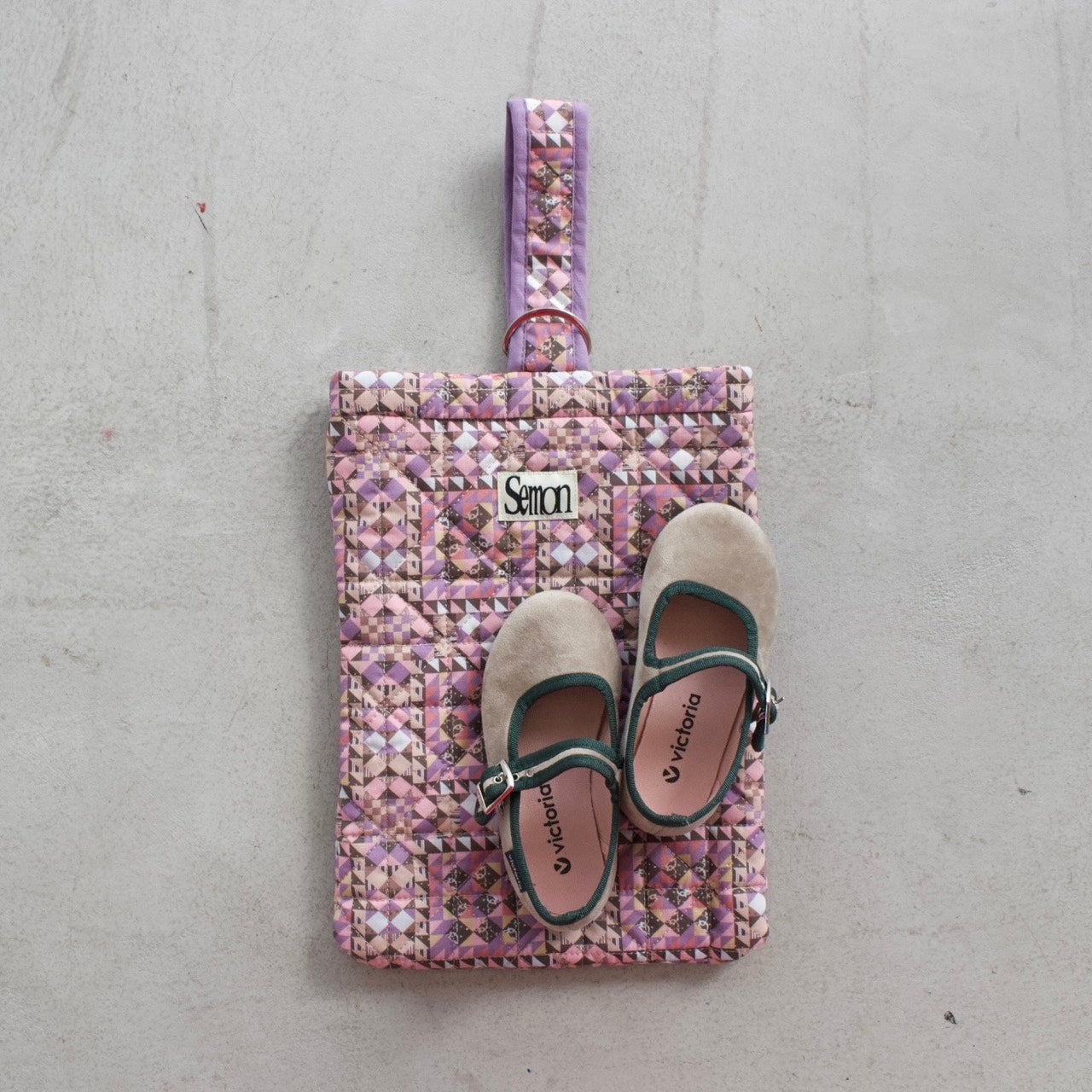 Quilted Shoes Bag