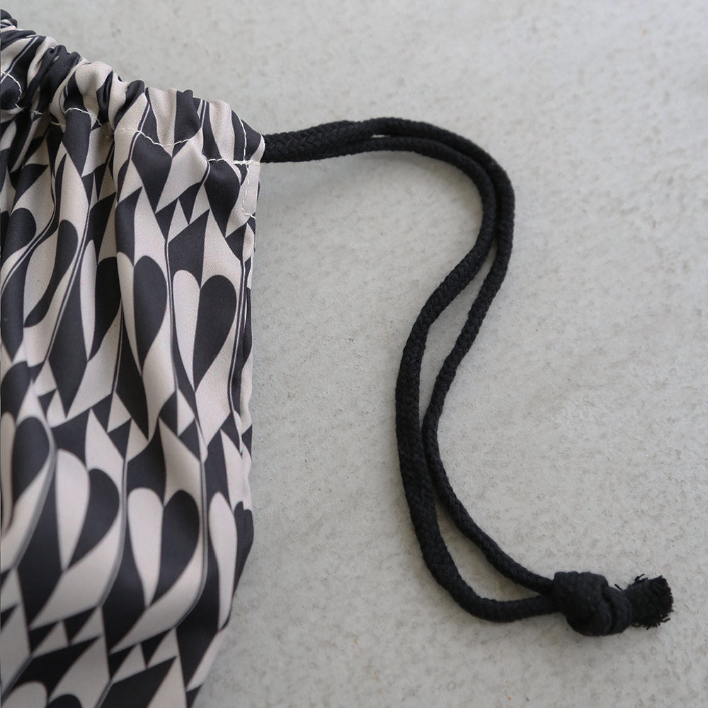 3SET PATTERN DRAWSTRING BAGS