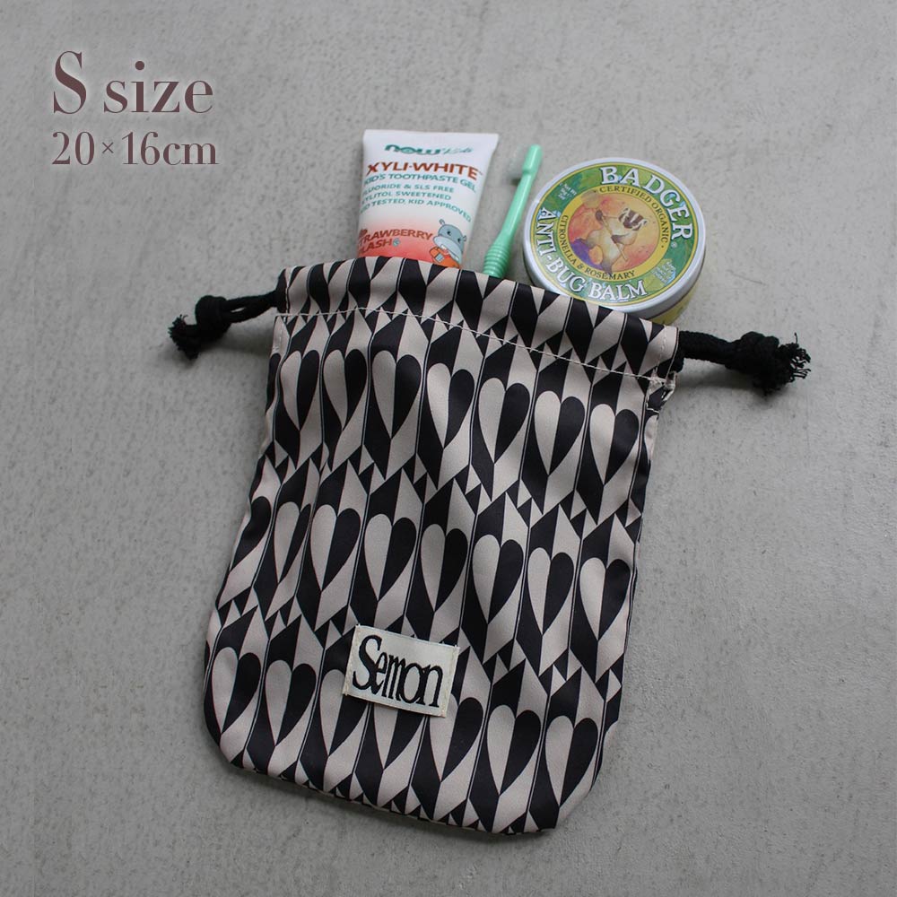 3set pattern drawstring bags