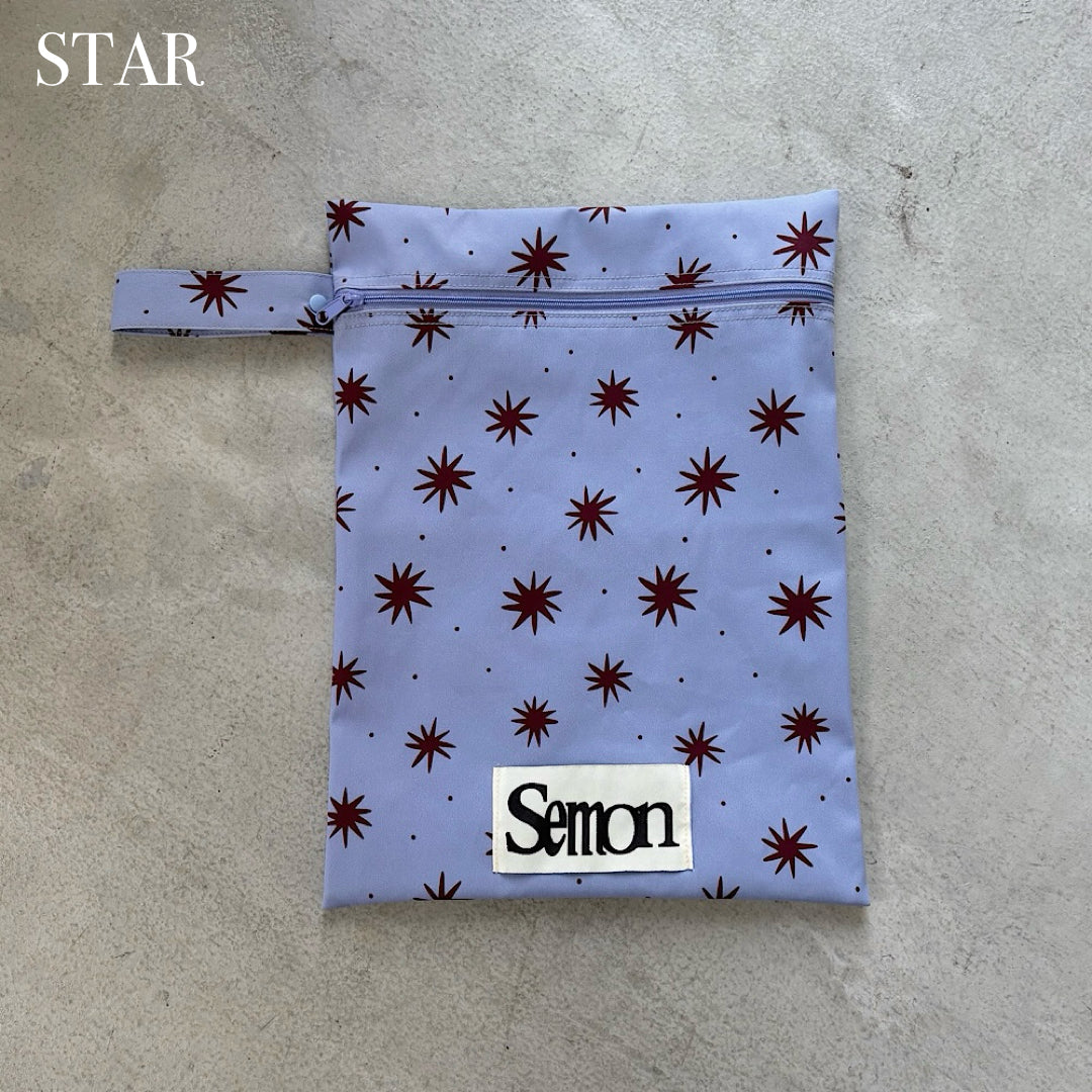 Patterned waterproof pouch