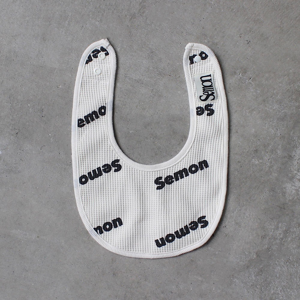 WAFFLE PRINT BIB