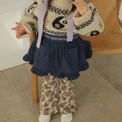 FRILL APRON SKIRT