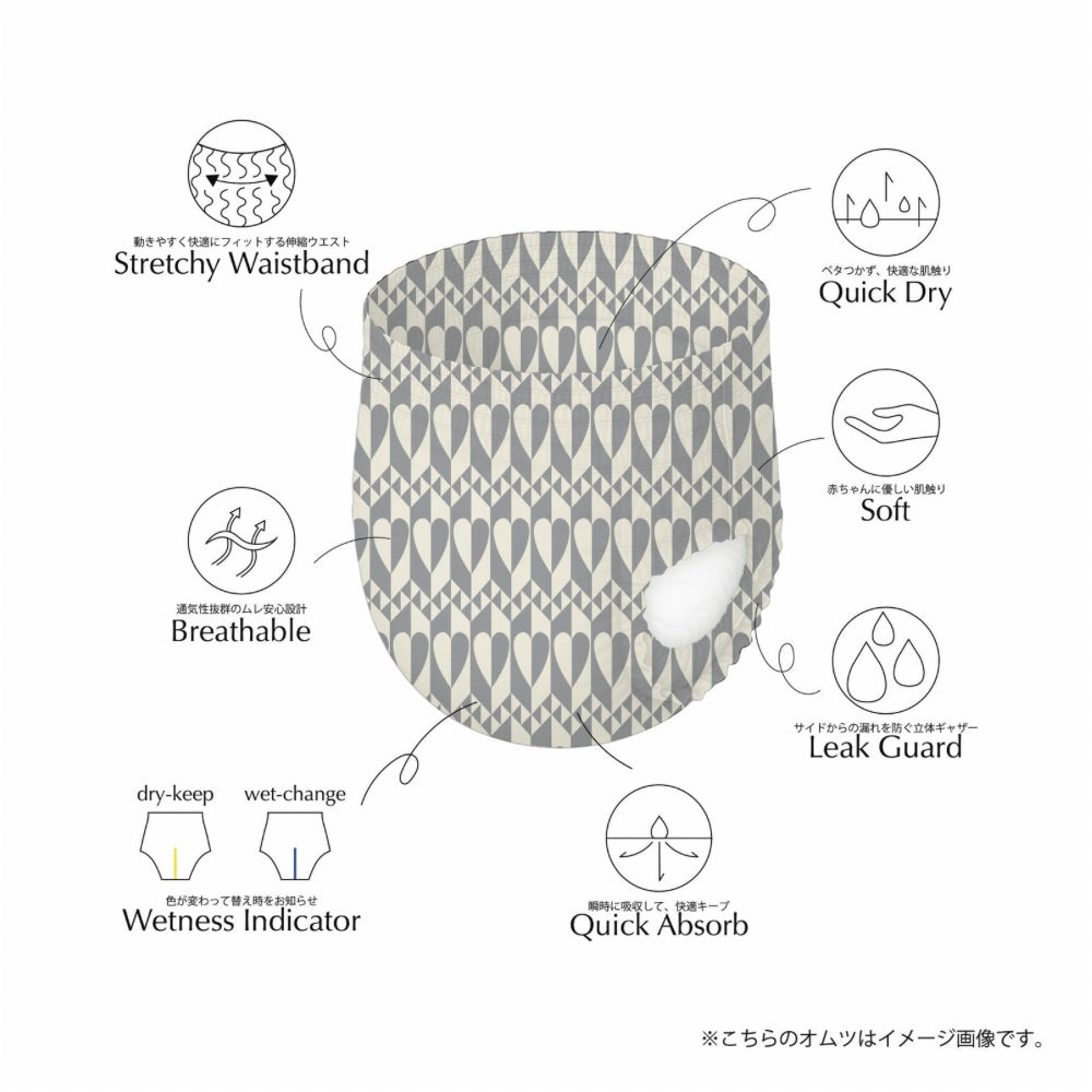 [3SET] PATTERN NAPPY