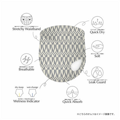 [3SET] PATTERN NAPPY